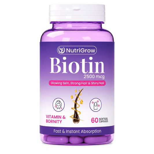 Biotin 2500 mcg – Beauty & Wellness Capsules
